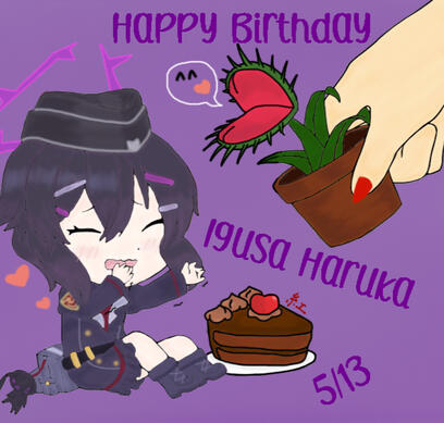 Igusa Haruka bday art