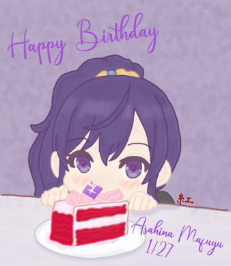 Asahina Mafuyu bday art
